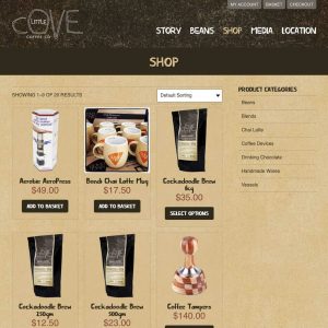 Little Cove Coffee Co - Noosa Websites - Website Design and Web hosting on based in Noosa Heads on the Sunshine Coast