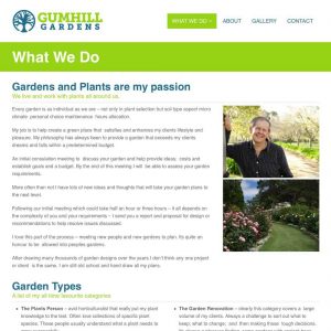 Gumhill Gardens - Noosa Websites - Website Design and Web hosting on based in Noosa Heads on the Sunshine Coast