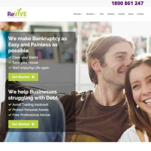 ReVIVE Financial - Noosa Websites - Website Design and Web hosting on based in Noosa Heads on the Sunshine Coast