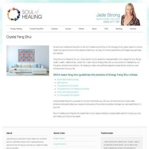 Soul of Healing - Noosa Websites - Website Design and Web hosting on based in Noosa Heads on the Sunshine Coast