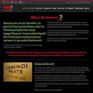 WTF Pizza - Noosa Websites - Website Design and Web hosting on based in Noosa Heads on the Sunshine Coast